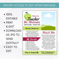 printable back to school note